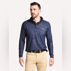 G/FORE Camo Embossed 1/4 Zip S